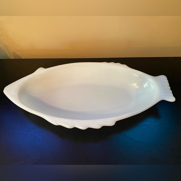 Glasbake Dining Glasbake Fish Vegetable Platter Poshmark